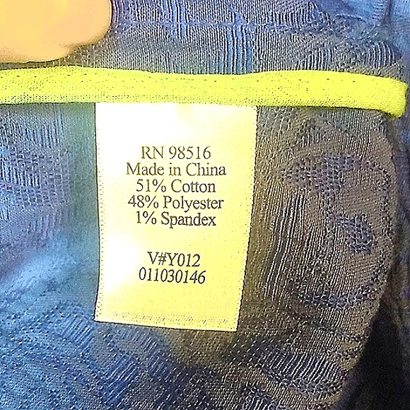 Coldwater Creek button up purple with green blazer rose textured damask size 8 - Picture 6 of 12